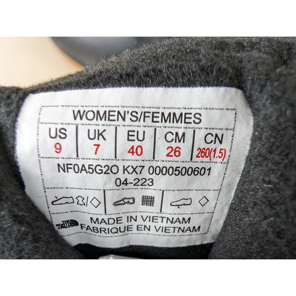 The North Face Shellista IV Shorty Waterproof Boots Womens 9 Black Shoes NWB - Picture 9 of 13